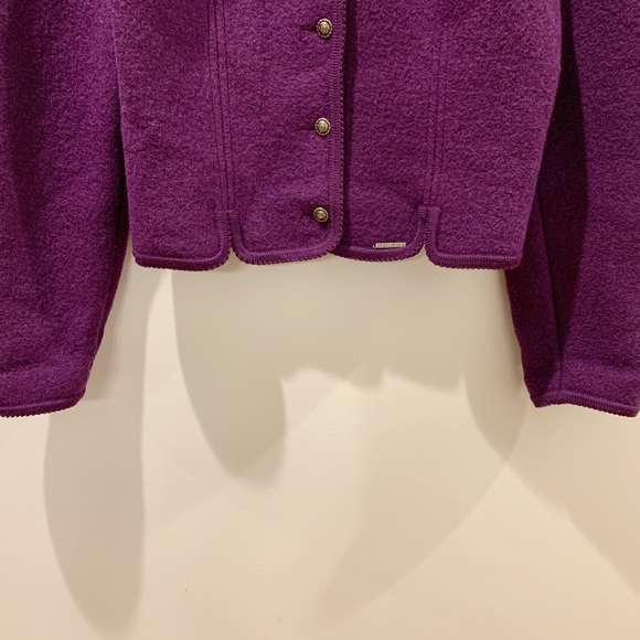 SOLD🚫Vintage 80s Geiger Wool Cardigan - Picture 10 of 12